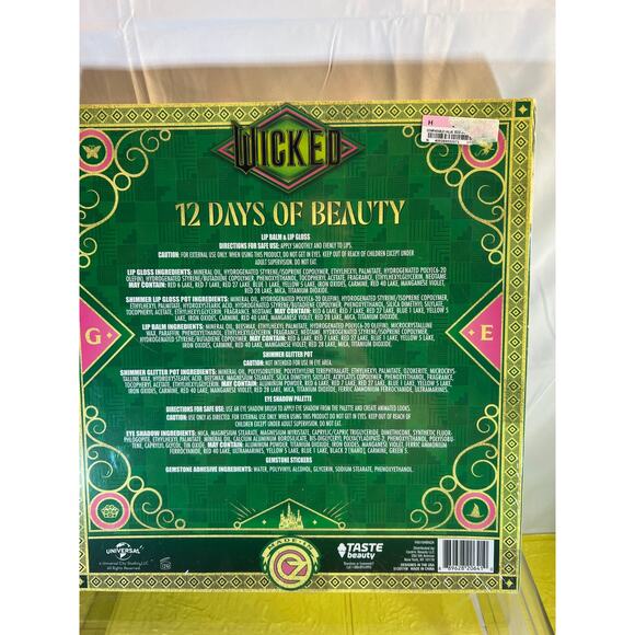 NEW Wicked 12 Days of Beauty Advent Calendar Christmas Holiday Makeup Set - Picture 7 of 10